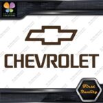Compatible Chevrolet Bowtie Logo Name Cross Cars Trucks Vinyl Decals Stickers - Image 24