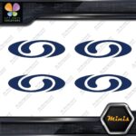 Compatible Salomon Skis Sports Oval Logo Only 4 MINI SIZE Decals Stickers Vinyl - Image 12