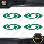 Compatible Salomon Skis Sports Oval Logo Only 4 MINI SIZE Decals Stickers Vinyl - Image 15