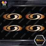 Compatible Salomon Skis Sports Oval Logo Only 4 MINI SIZE Decals Stickers Vinyl - Image 19