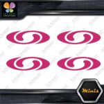 Compatible Salomon Skis Sports Oval Logo Only 4 MINI SIZE Decals Stickers Vinyl - Image 20