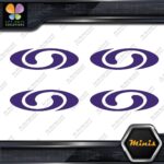 Compatible Salomon Skis Sports Oval Logo Only 4 MINI SIZE Decals Stickers Vinyl - Image 22