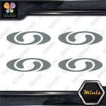 Compatible Salomon Skis Sports Oval Logo Only 4 MINI SIZE Decals Stickers Vinyl - Image 4