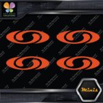 Compatible Salomon Skis Sports Oval Logo Only 4 MINI SIZE Decals Stickers Vinyl - Image 7