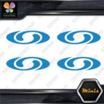 Compatible Salomon Skis Sports Oval Logo Only 4 MINI SIZE Decals Stickers Vinyl - Image 10
