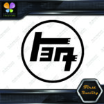 Compatible with Toyota 37 TEQ Vintage Style Circle JDM Vinyl Decals Stickers - Image 4