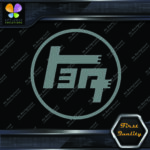 Compatible with Toyota 37 TEQ Vintage Style Circle JDM Vinyl Decals Stickers - Image 5