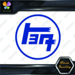 Compatible with Toyota 37 TEQ Vintage Style Circle JDM Vinyl Decals Stickers - Image 8