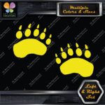 Bear Paws Left & Right Set Animal Print Hunting Nature Decals Stickers Vinyl - Image 5