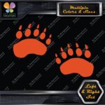 Bear Paws Left & Right Set Animal Print Hunting Nature Decals Stickers Vinyl - Image 7