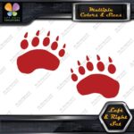 Bear Paws Left & Right Set Animal Print Hunting Nature Decals Stickers Vinyl - Image 8