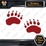 Bear Paws Left & Right Set Animal Print Hunting Nature Decals Stickers Vinyl - Image 9