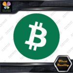 Compatible BTC Currency Circle Round Sign B Logo Only Decals Stickers Vinyl - Image 15