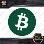 Compatible BTC Currency Circle Round Sign B Logo Only Decals Stickers Vinyl - Image 16