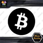 Compatible BTC Currency Circle Round Sign B Logo Only Decals Stickers Vinyl - Image 3