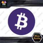 Compatible BTC Currency Circle Round Sign B Logo Only Decals Stickers Vinyl - Image 22