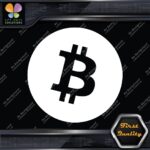 Compatible BTC Currency Circle Round Sign B Logo Only Decals Stickers Vinyl - Image 4