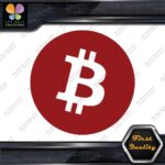 Compatible BTC Currency Circle Round Sign B Logo Only Decals Stickers Vinyl - Image 9