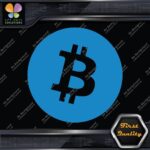 Compatible BTC Currency Circle Round Sign B Logo Only Decals Stickers Vinyl - Image 10