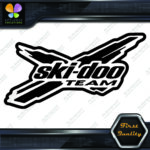 Compatible Ski-Doo X-Team X Team Snowmobile Ski Doo Skidoo Vinyl Decals Stickers - Image 4