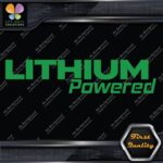 Lithium Powered Electric Cars Trucks Racing Tuning JDM Vinyl Decals Stickers - Image 14