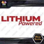 Lithium Powered Electric Cars Trucks Racing Tuning JDM Vinyl Decals Stickers