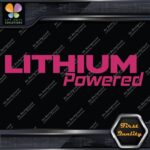 Lithium Powered Electric Cars Trucks Racing Tuning JDM Vinyl Decals Stickers - Image 20