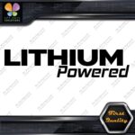 Lithium Powered Electric Cars Trucks Racing Tuning JDM Vinyl Decals Stickers - Image 3