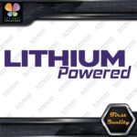 Lithium Powered Electric Cars Trucks Racing Tuning JDM Vinyl Decals Stickers - Image 22