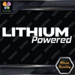 Lithium Powered Electric Cars Trucks Racing Tuning JDM Vinyl Decals Stickers - Image 4