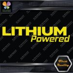 Lithium Powered Electric Cars Trucks Racing Tuning JDM Vinyl Decals Stickers - Image 6