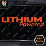 Lithium Powered Electric Cars Trucks Racing Tuning JDM Vinyl Decals Stickers - Image 8