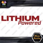 Lithium Powered Electric Cars Trucks Racing Tuning JDM Vinyl Decals Stickers - Image 9