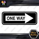 One Way Road Sign Right Arrow Rectangle No Background Decals Stickers Vinyl