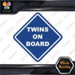 Twins On Board Warning Sign Diamond Shape Cars Trucks Vinyl Decals Stickers - Image 11