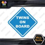 Twins On Board Warning Sign Diamond Shape Cars Trucks Vinyl Decals Stickers - Image 10