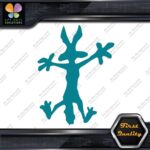 Wile E Coyote Wolf Crashes Splash Funny Silhouette Cartoon Vinyl Decals Stickers - Image 26
