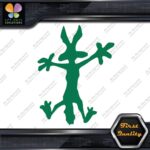 Wile E Coyote Wolf Crashes Splash Funny Silhouette Cartoon Vinyl Decals Stickers - Image 15
