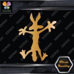 Wile E Coyote Wolf Crashes Splash Funny Silhouette Cartoon Vinyl Decals Stickers - Image 17