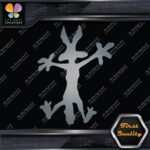 Wile E Coyote Wolf Crashes Splash Funny Silhouette Cartoon Vinyl Decals Stickers - Image 18