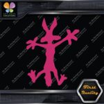 Wile E Coyote Wolf Crashes Splash Funny Silhouette Cartoon Vinyl Decals Stickers - Image 20