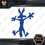 Wile E Coyote Wolf Crashes Splash Funny Silhouette Cartoon Vinyl Decals Stickers - Image 3