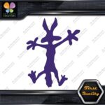 Wile E Coyote Wolf Crashes Splash Funny Silhouette Cartoon Vinyl Decals Stickers - Image 22