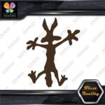 Wile E Coyote Wolf Crashes Splash Funny Silhouette Cartoon Vinyl Decals Stickers - Image 24
