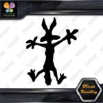 Wile E Coyote Wolf Crashes Splash Funny Silhouette Cartoon Vinyl Decals Stickers - Image 4
