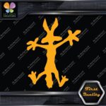 Wile E Coyote Wolf Crashes Splash Funny Silhouette Cartoon Vinyl Decals Stickers - Image 8