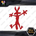 Wile E Coyote Wolf Crashes Splash Funny Silhouette Cartoon Vinyl Decals Stickers - Image 9