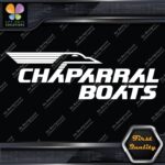 Compatible Chaparral Boats Oval Bird Name Vintage Logo Decals Stickers Vinyl