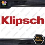 Compatible Klipsch Speakers Audio Simple Long Name Logo Vinyl Decals Stickers