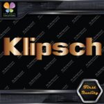 Compatible Klipsch Speakers Audio Simple Long Name Logo Vinyl Decals Stickers - Image 19